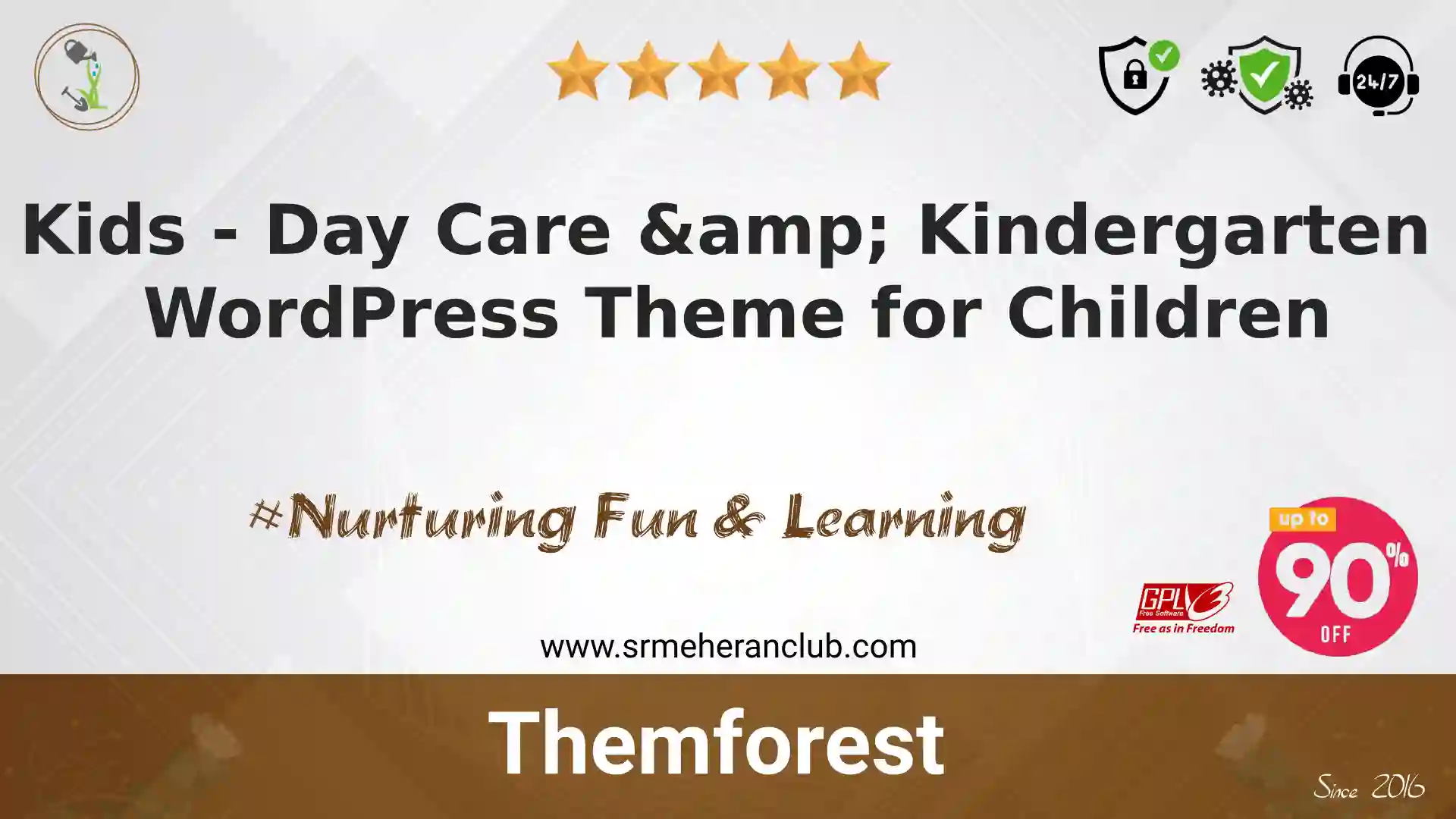 Kids – Day Care & Kindergarten WordPress Theme for Children — Theme by Themeforest
