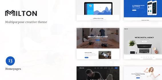 Milton | Multipurpose Creative WordPress Theme