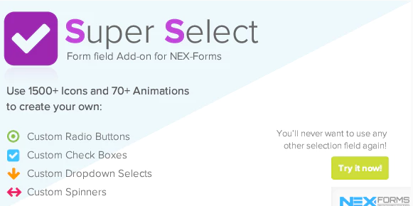 Product Image - NEX-Forms – Super Selection Form Field Add-on 7.5.12