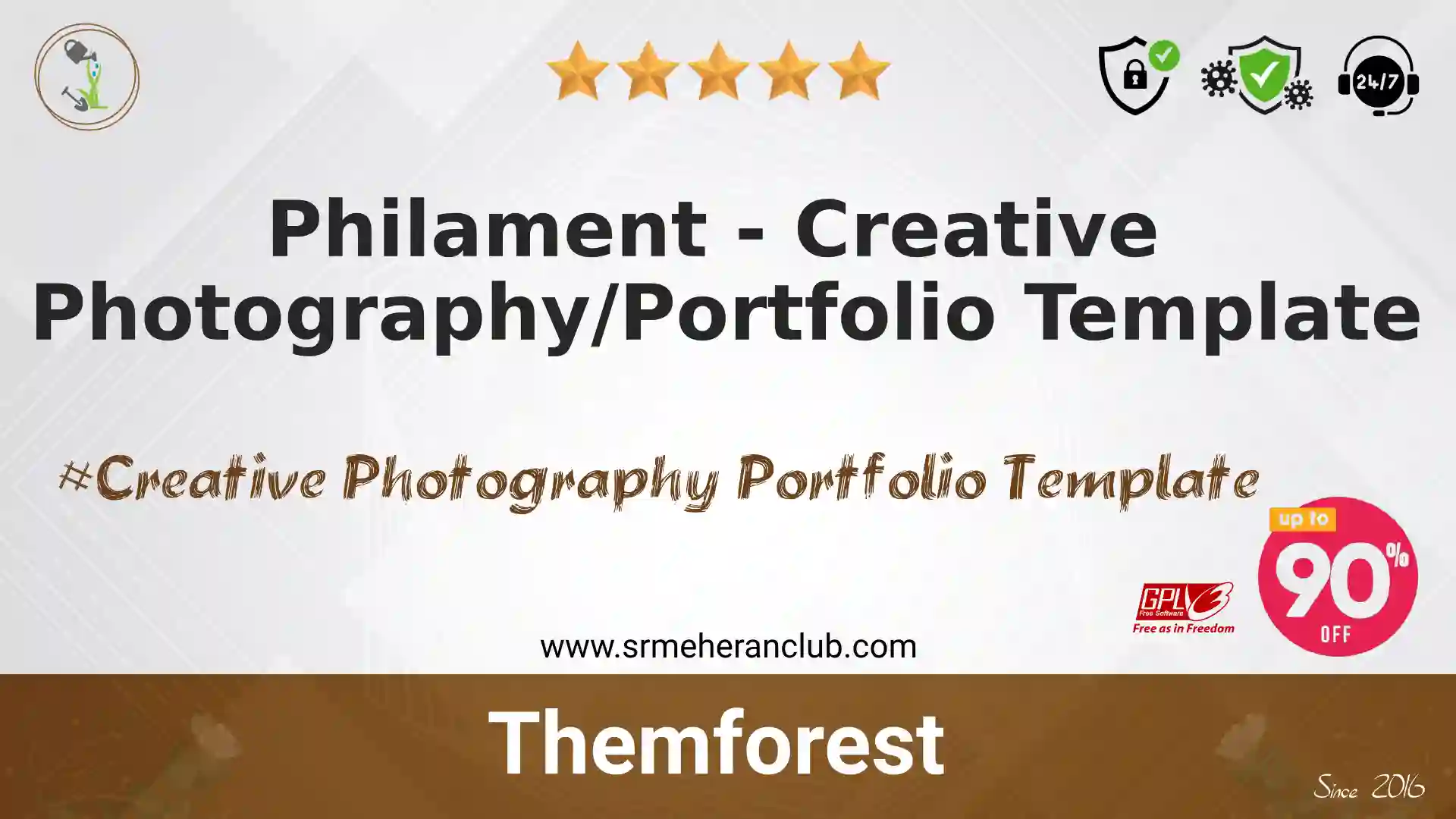 Philament – Creative Photography/Portfolio Template — Theme by Themeforest