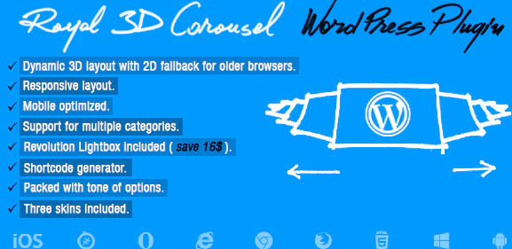 Royal 3D Carousel Wordpress Plugin