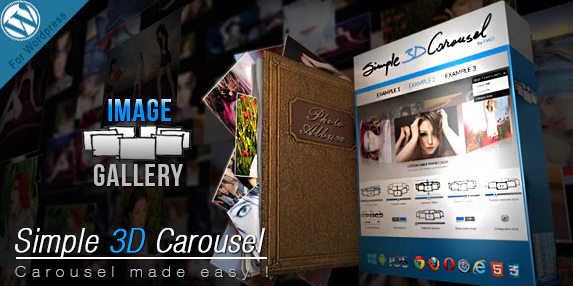 Simple 3D Carousel Wordpress Plugin