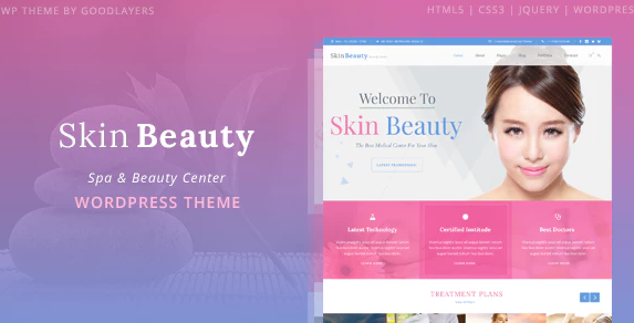 Skin Beauty - Spa WordPress