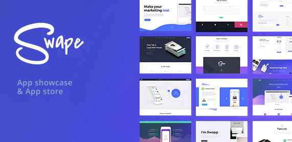 Swape - App Showcase & App Store WordPress Theme