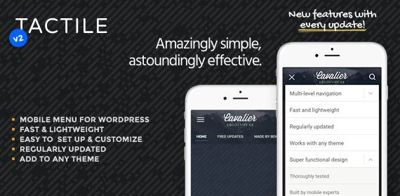 Tactile: WordPress Mobile Menu