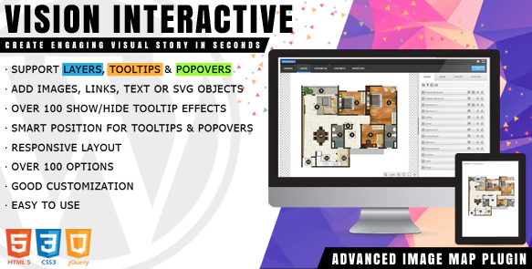 Vision Interactive - Image Map Builder for WordPress