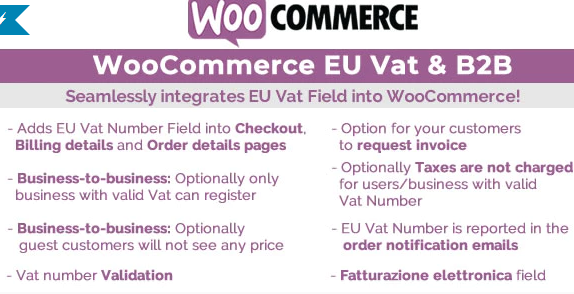 WooCommerce Eu Vat & B2B