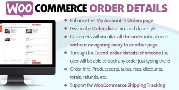 WooCommerce Order Details