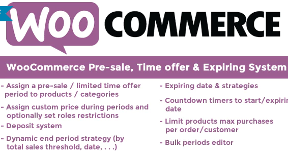 WooCommerce Pre-sale, Time offer & Expiring System