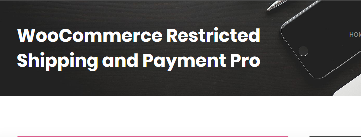 WooCommerce Restricted Shipping and Payment Pro