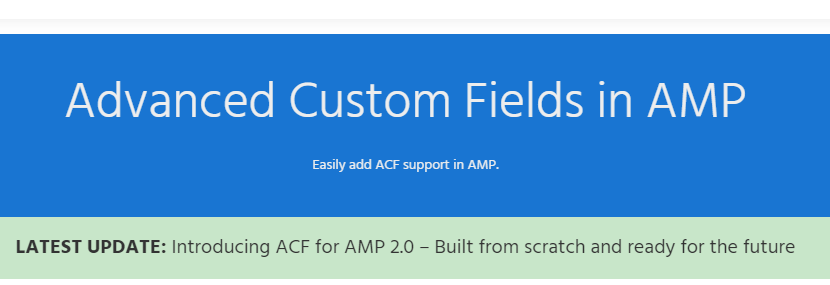 Product Image - ACF for AMP 2.8.9 Product Image - ACF for AMP 2.8.9
