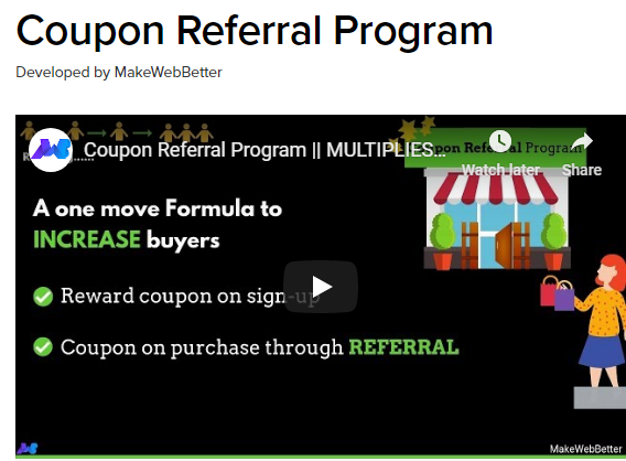 Product Image - Coupon Referral Program for WooCommerce 1.7.7