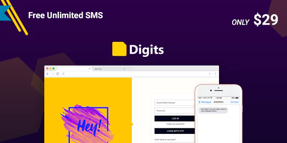 Digits : WordPress Mobile Number Signup and Login