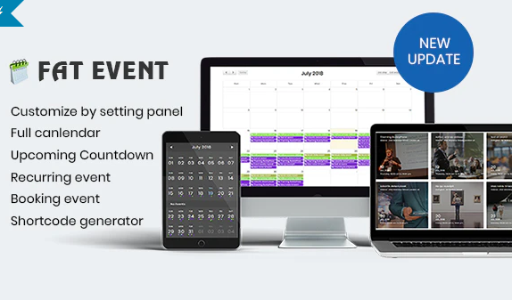 FAT Event - WordPress Event and Calendar Booking