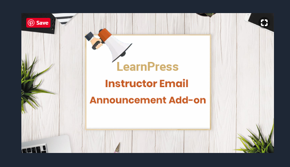 Product Image - LearnPress – Announcements Add-on 4.0.3