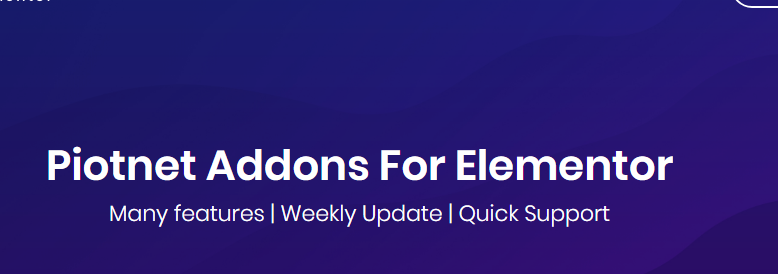 Piotnet Addons For Elementor Pro 7.1.46