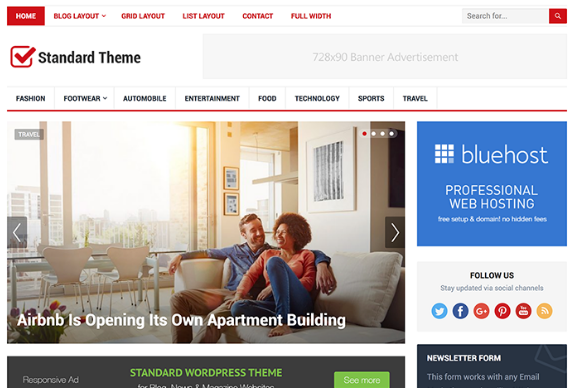 HappyThemes Standard Pro — Theme by happythemes