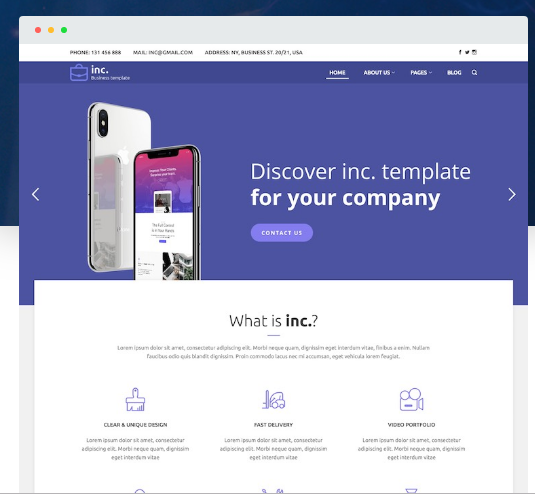 Tesla Themes Inc WordPress Theme