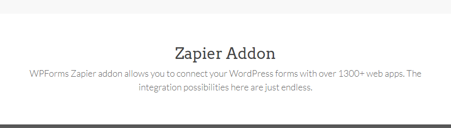WPForms Zapier Addon 1.6.0