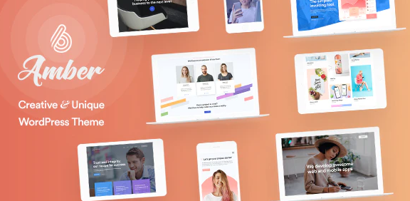 Amber Six - Creative WordPress Theme