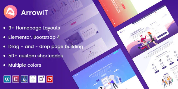 ArrowIT - Technology, Digital WordPress Theme