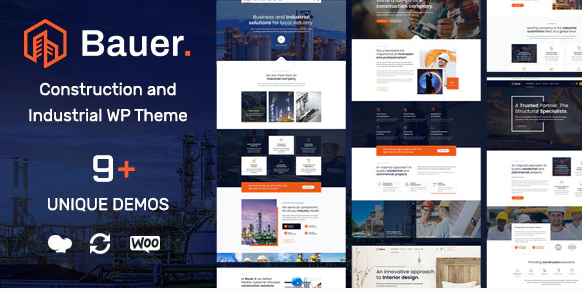 Bauer - Construction & Industrial WordPress Theme