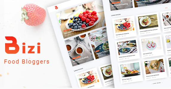 Bizi - A WordPress Theme for Food Bloggers