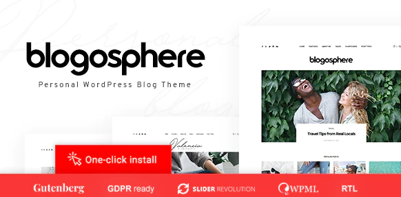 Blogosphere - Multipurpose Blogging Theme