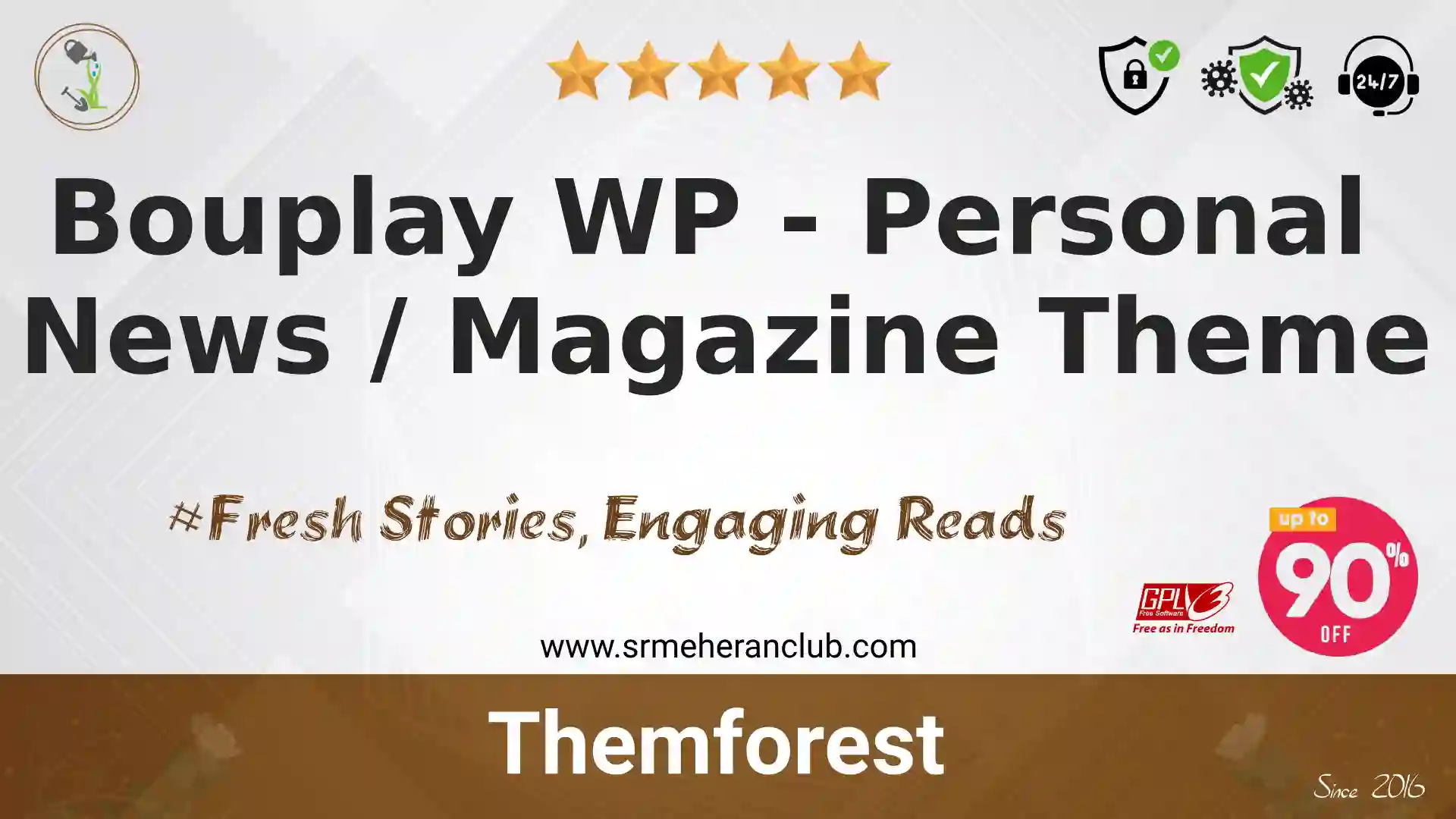 Bouplay WP – Personal News / Magazine Theme — Theme by Themeforest