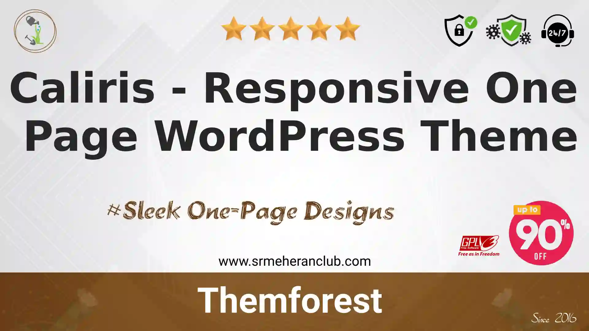 Caliris – Responsive One Page WordPress Theme — Theme by Themeforest
