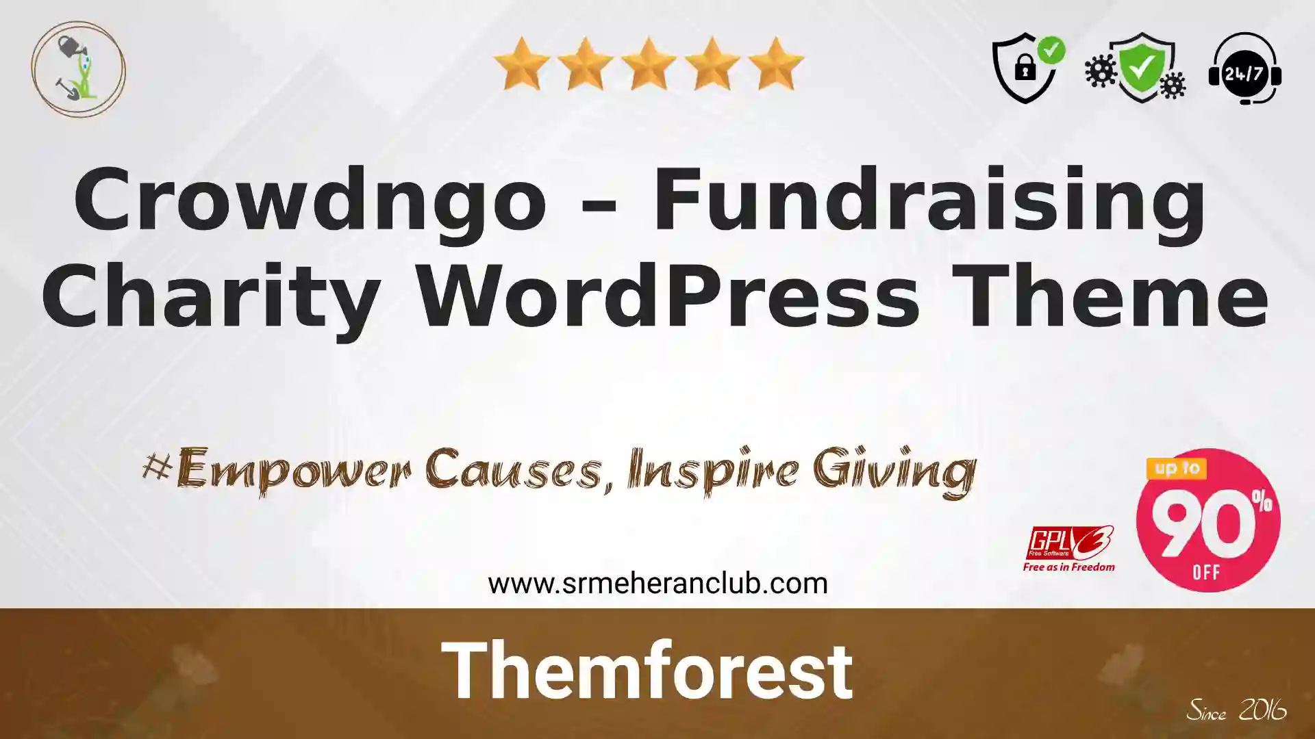 Crowdngo – Fundraising Charity WordPress Theme