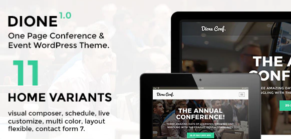 Dione – Conference & Event WordPress Theme