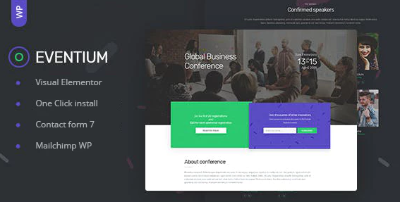 Eventium - Responsive Event WordPress Theme