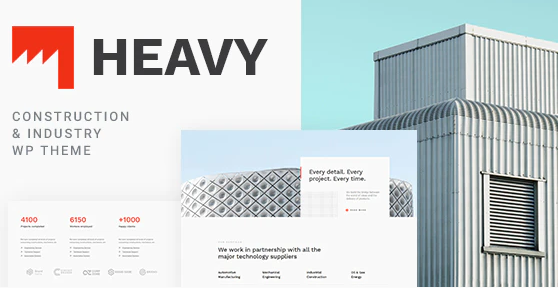 Heavy - Industrial WordPress Theme