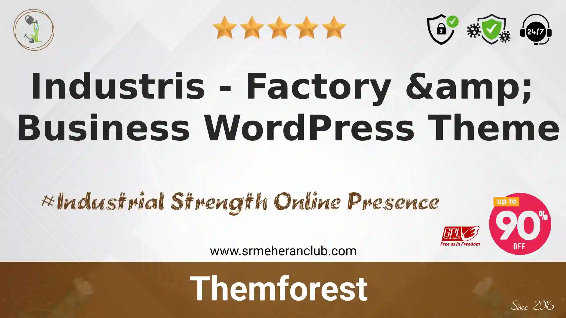 Industris – Factory & Business WordPress Theme