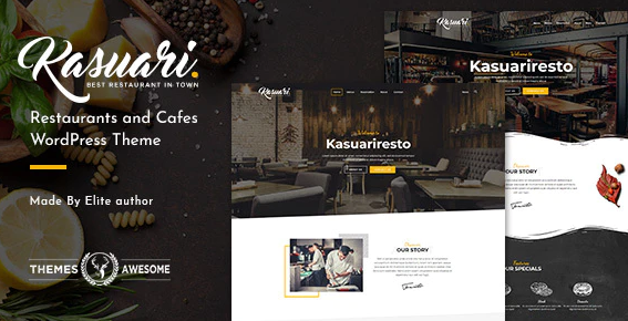 Kasuari | Restaurants and Cafes WordPress Theme