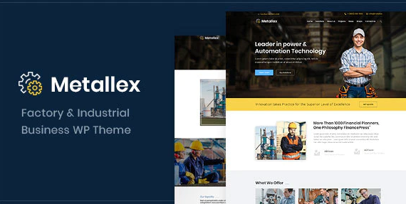 Metallex - Industrial And Engineering WordPress