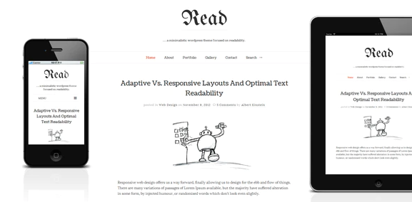 Read WP - Minimalist WordPress Blog Theme