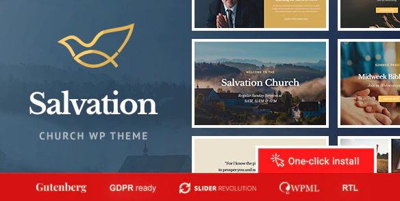 Salvation Church & Religion WP Theme