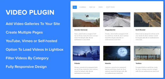 Sortable Video Embed WordPress Plugin