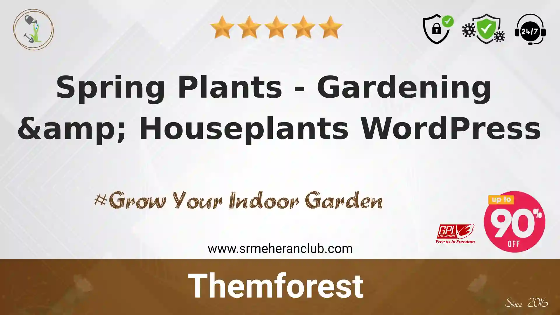 Spring Plants – Gardening & Houseplants WordPress — Theme by Themeforest