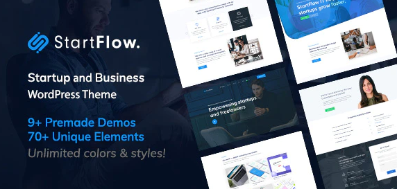 Start Flow - Startup and Creative WordPress Theme
