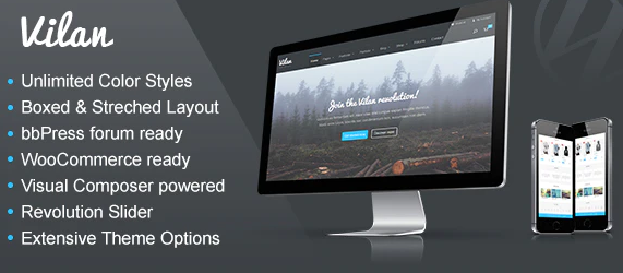 Vilan Corporate, Shop & Forum WordPress Theme