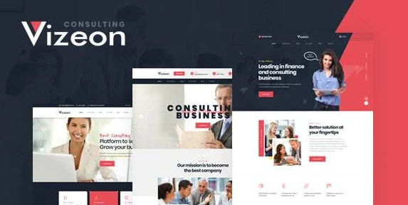 Vizeon - Business Consulting WordPress Themes