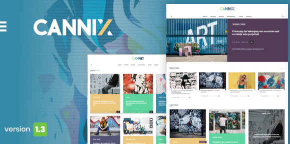 Cannix - A Vibrant WordPress Blog Theme