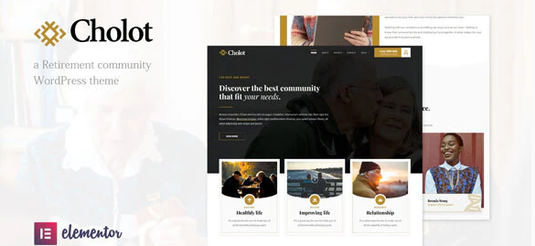 Cholot - Retirement Community WordPress Theme