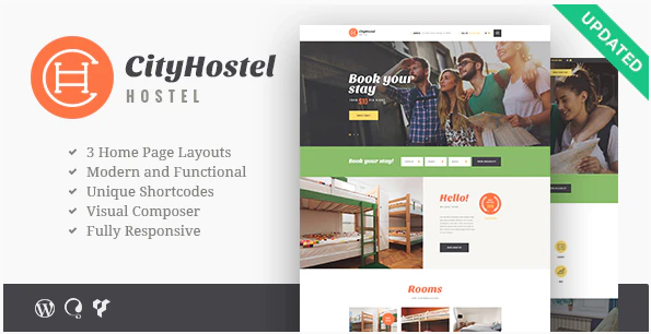 Product Image - City Hostel | A Travel & Hotel Booking WP Theme 1.0.8