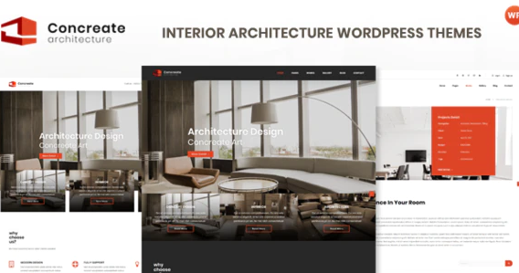 Concreate - Interior Architecture WordPress Theme