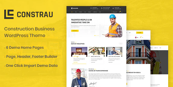 Constrau - Construction Business WordPress Theme