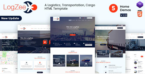Product Image - Logzee – Logistics Cargo WordPress Theme V2.2
